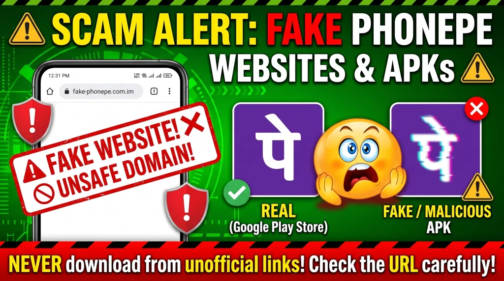 Fake PhonePe  App